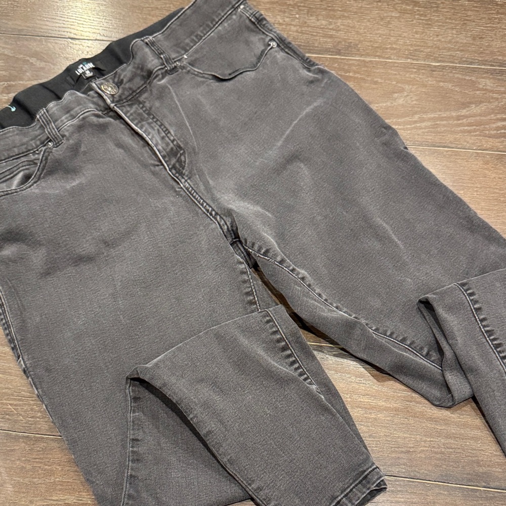 Lularoe Gray-black worn Denim Jeans size 36